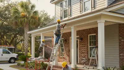 Vinyl siding installation by Jacksonville, FL siding contractor