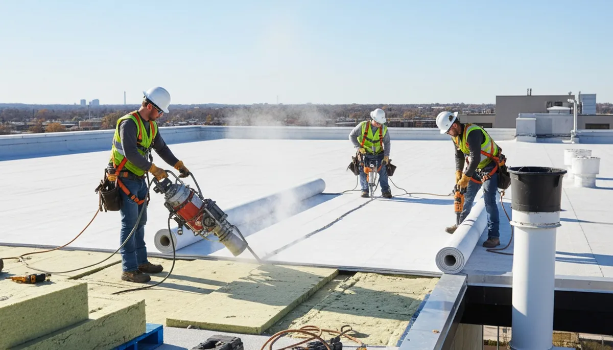 Commercial roofing service in Jacksonville, FL for local businesses by FX Remodeling & Exteriors