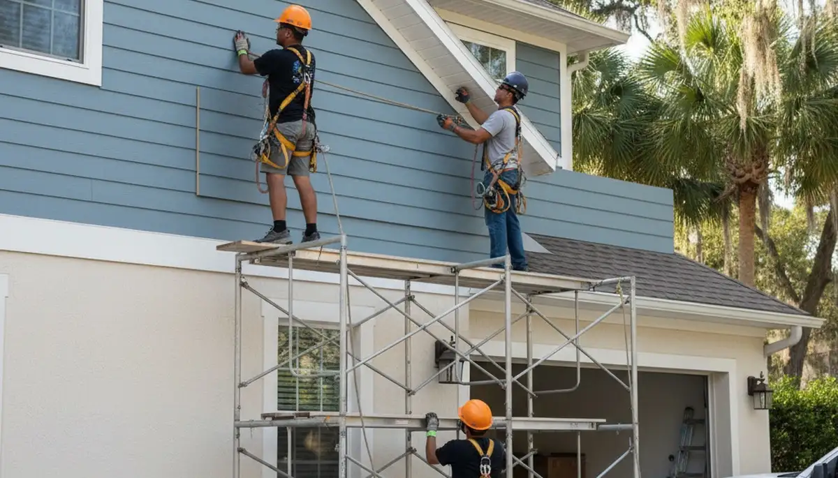 Vinyl siding installation service for Jacksonville, FL homes