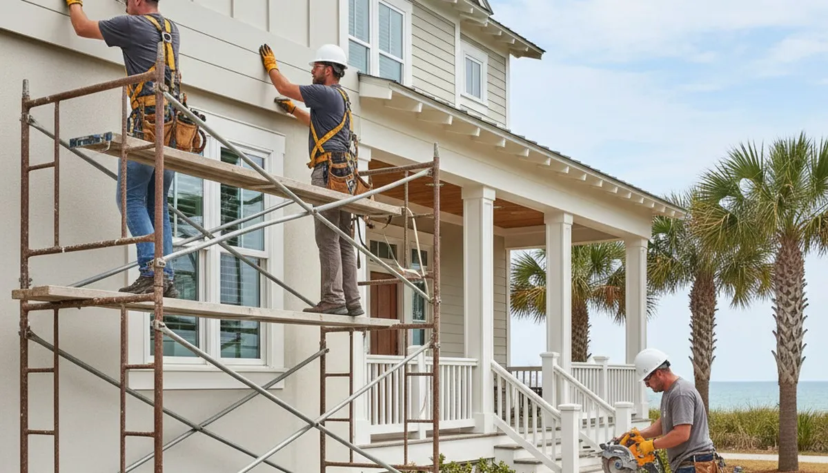 Vinyl siding installation in Jacksonville, FL for a residential home exterior