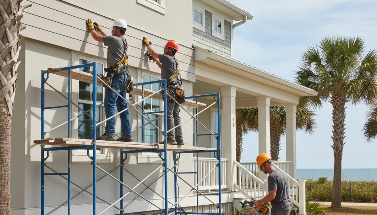 Vinyl siding installation in Jacksonville, FL by a professional siding contractor
