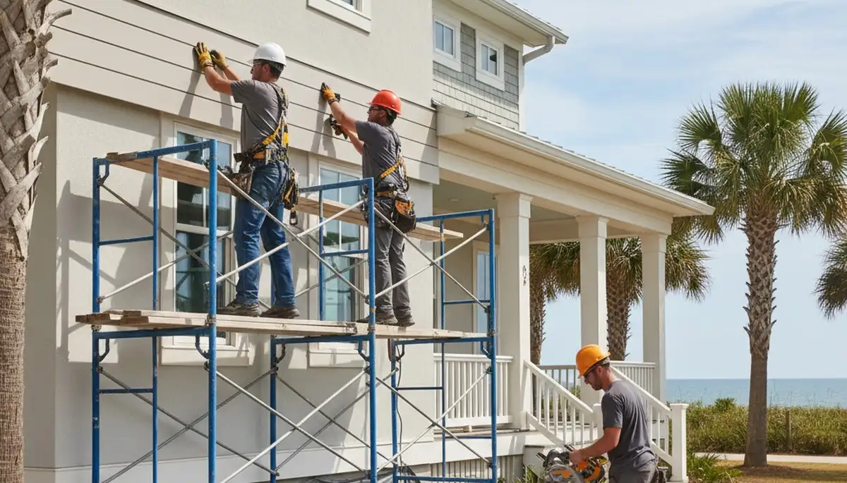 Vinyl siding installation in Jacksonville, FL by a professional siding contractor