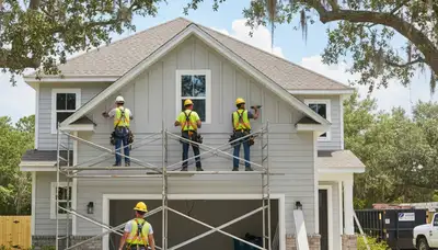Vinyl siding installation for Jacksonville, FL homes by a professional siding contractor