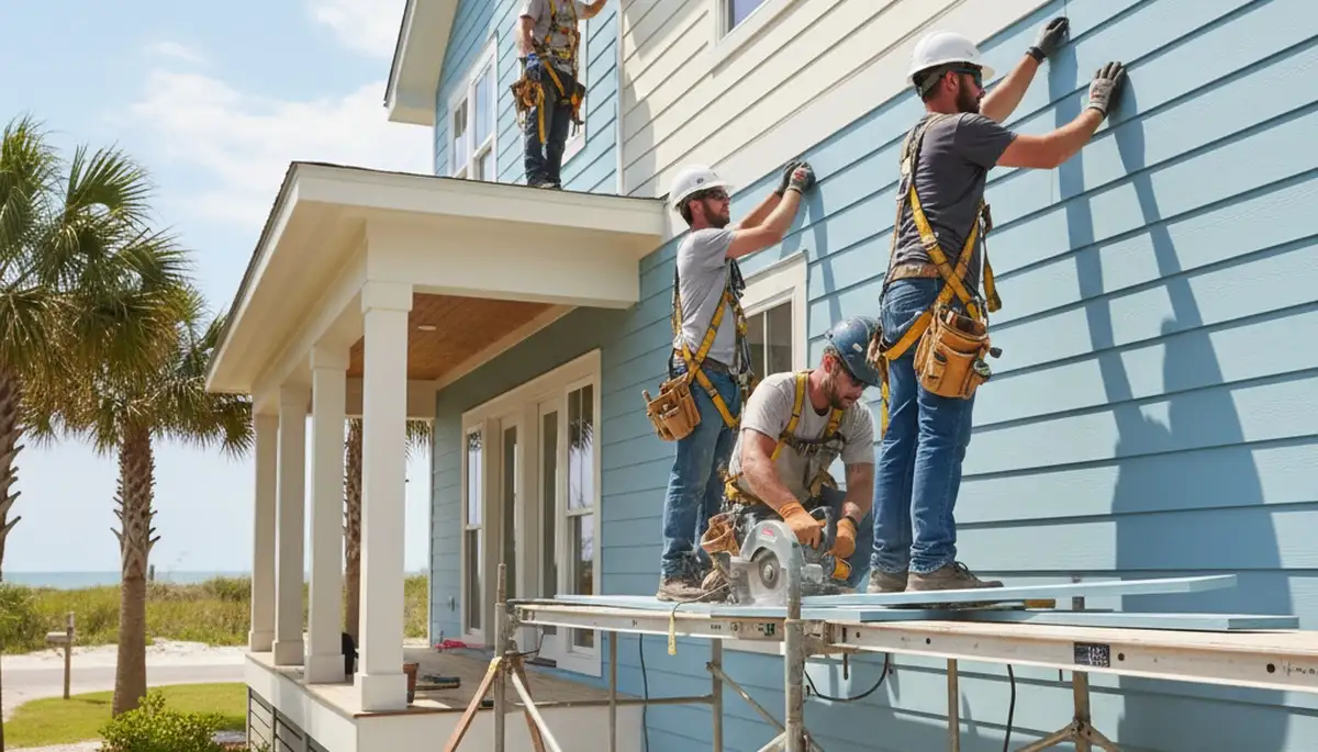 Vinyl siding installation in Jacksonville, FL by a local siding contractor