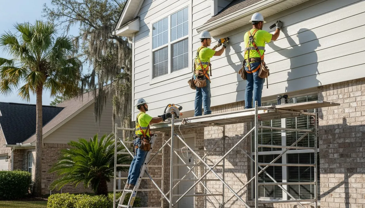 Vinyl siding installation service for Jacksonville, FL homes