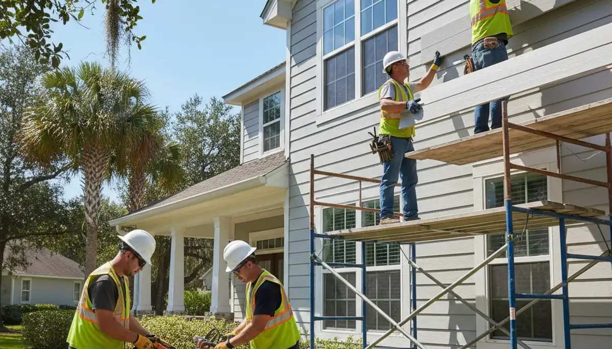 Vinyl siding installation in Jacksonville, FL for a professional home exterior upgrade