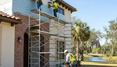 Vinyl siding installation service in Jacksonville, FL for a residential home exteriors project