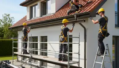 Seamless gutter installation in Jacksonville, FL for home rainwater protection