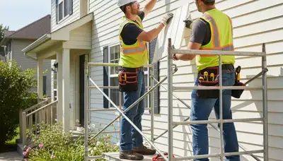 Jacksonville, FL vinyl siding repair by FX Remodeling & Exteriors on a home exterior